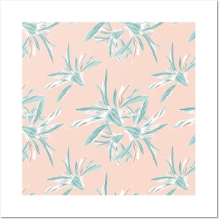 Hawaii soft pastel colors pattern Posters and Art